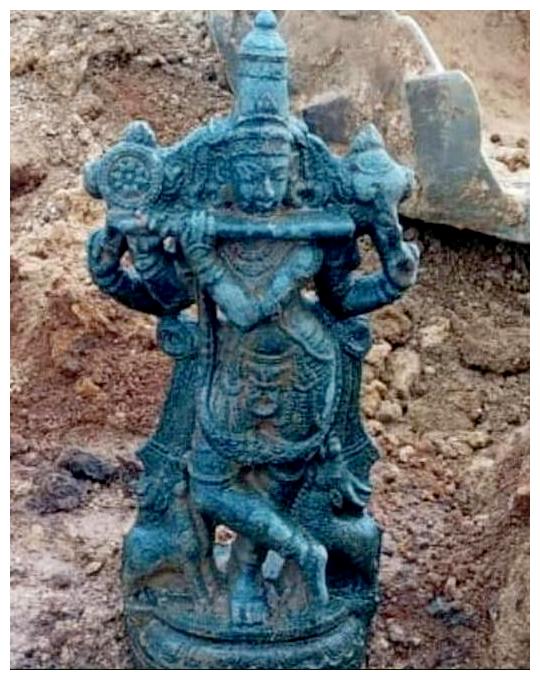 3 Feet Krishna Statue at Sengundram-Stumbit Spirituality